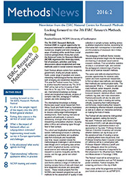 MethodsNews Summer 2015 cover page