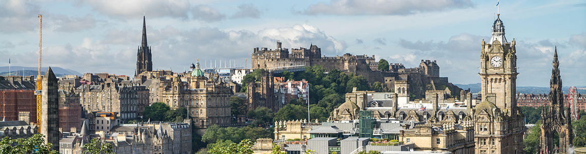 A view of Edinburgh, Scotland