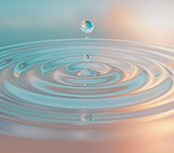 Ripples in water